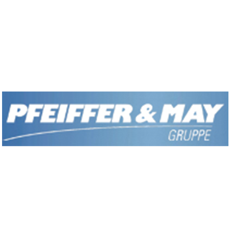 Logo von der Pfeifer May Gruppe 